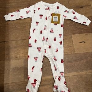 NWT petit lem winter hat onesie